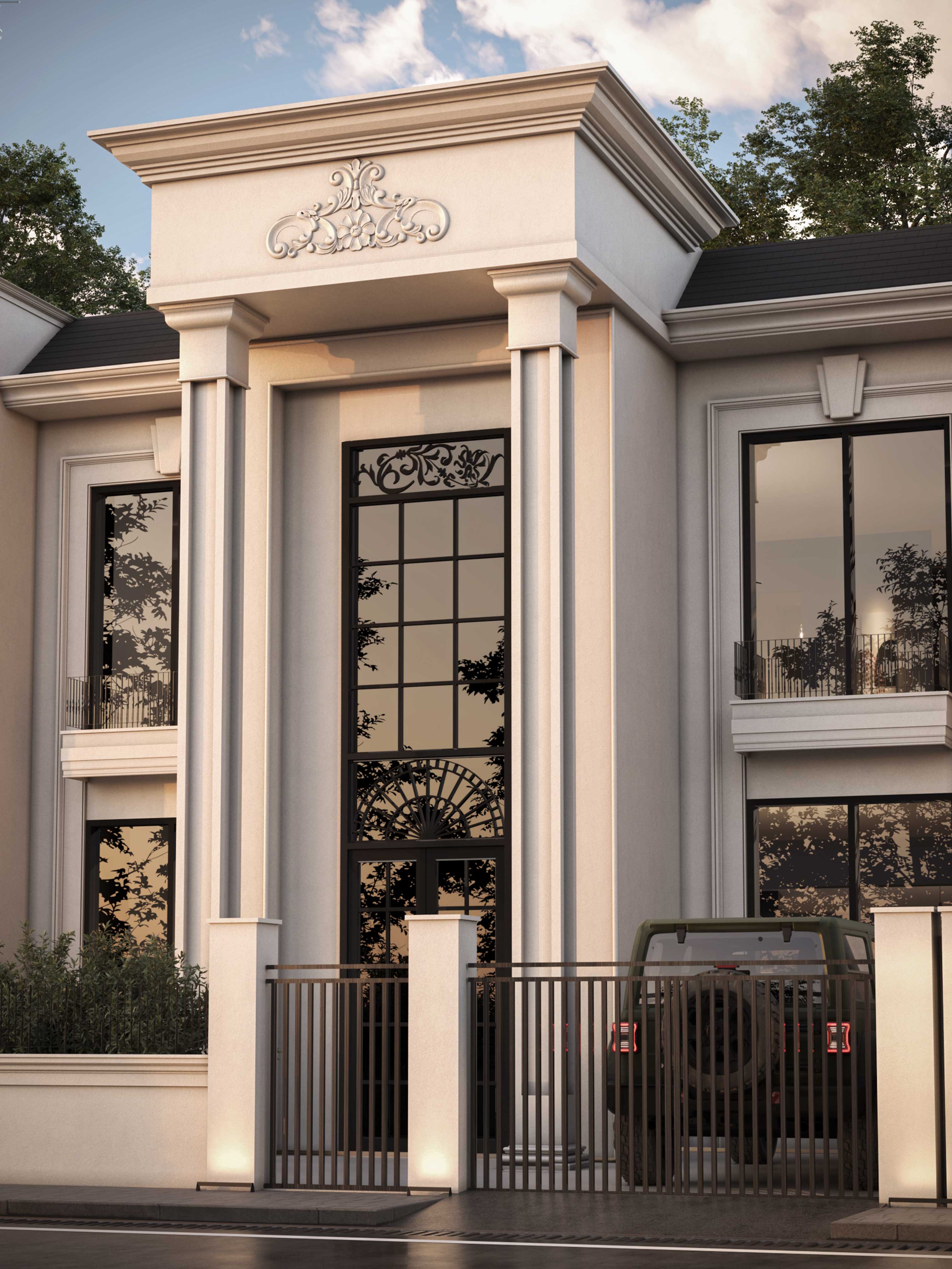 swiss villa architecture precision